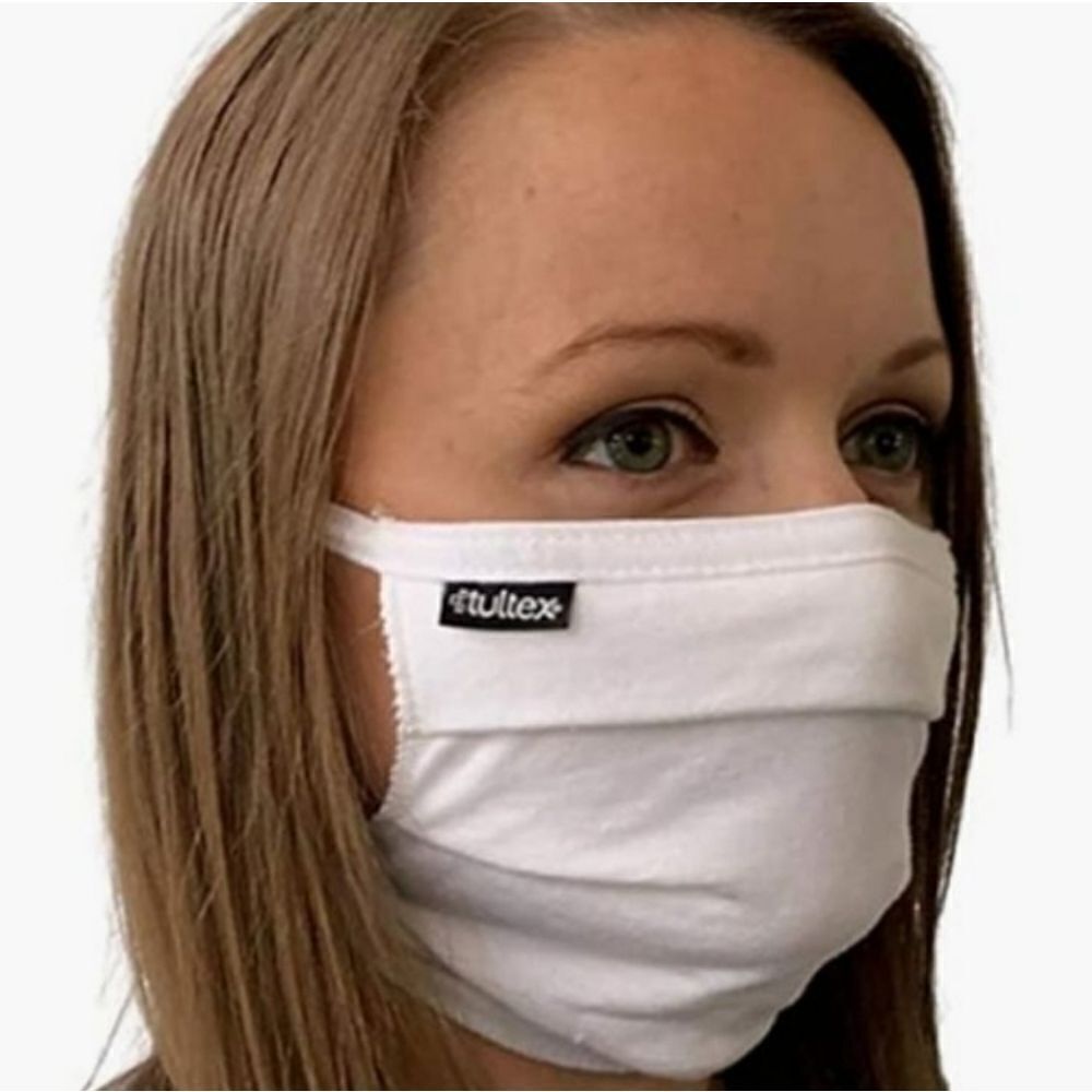 Pack of (10) Tultex Soft Cotton Face Cover Mask - NWOT